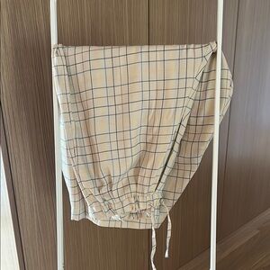 Cordera Plaid Drawstring Pants